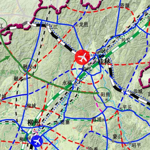 广西最新高速地图，探索交通新格局