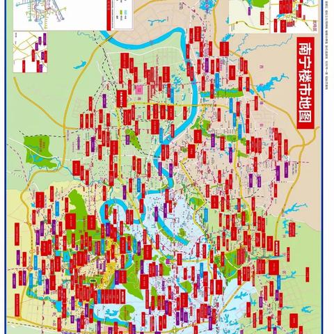 南宁最新地图——探索城市新面貌